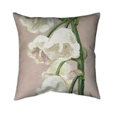 Begin Home Decor 5542-1616-FL370 16 x 16 in. Lily of the Valley Floral Pillow... Lily