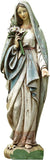 Blessed Virgin Mary Mother Madonna Lilies Garden Statue Lily