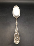 Antique 1910 William Rodgers keystone carnation serving spoon Carnation