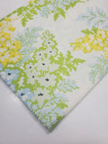 Heather Bailey Fabric Nicey Jane Picnic Bouquet Blue Yellow Quilt FAT QUARTER Flowering Plants