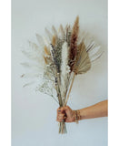 Miss Daisy Large Dried Flower Bouquet Natural Cream Beige Khak New Dried Flower