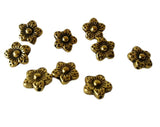 Sales Antiqued Gold Metal Daisy Leaf etc Shape Spacer Beads for Jewelry Making Daisies