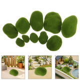 20 Pcs Artificial Moss Stone Rocks Craft Aquarium Landscape Green Plant