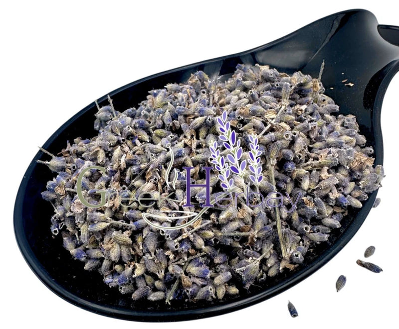 Greek Lavender Dried Flowers Buds Herbal Tea  70g - Lavandula Officinalis Dried Flower