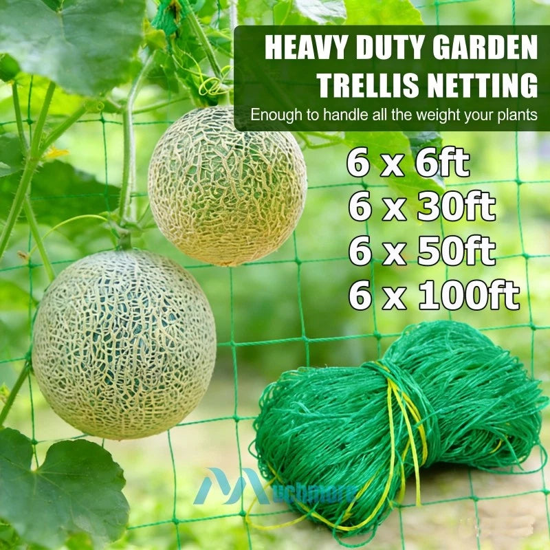 Nylon Garden Climbing Plant Netting Trellis Vegetables Fruits Support Mesh Net Garden Plants