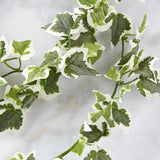 24 feet of Variegated Artificial Needlepoint Ivy Garland Green Plant