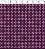 Coneflower Corral Bandana Y4561-46 Dark Eggplant quilt fabric BTHY Tiny stars Flowering Plants