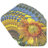 3dRose cst_32571_2 Sunflower Art Macro of a Flower Floral Art Nature-Soft Coa... Sunflower