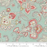Sandalwood Fleur Paisley Eucalyptus Aqua by 3 Sisters Moda 1/2Yard 44382 13 Flowering Plants
