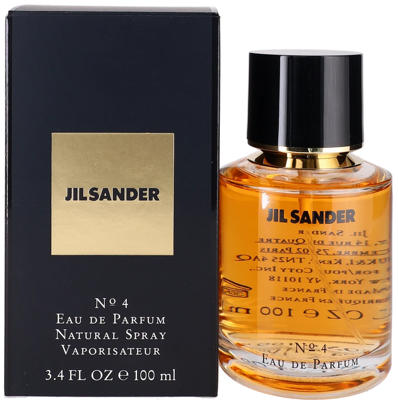 Jil Sander No. 4 by Jil Sander for Women EDP Perfume Spray 3.4 oz. New in Box EDP