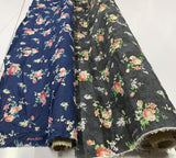FLORALS - JAPAN DESIGN By TOKAI SENKO 100% COTTON FABRIC : 150CM WIDE : #CEC11 Flowering Plants