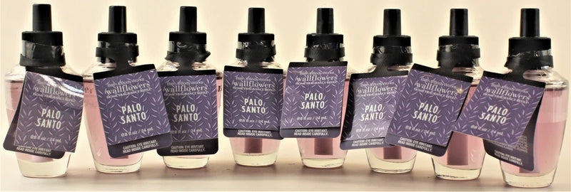 QTY 8 - Bath & Body Works PALO SANTO Wallflowers Home Fragrance Oil Refills Bouquet