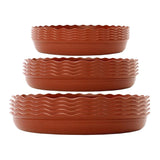 15 Pieces Plant Trays Round Plant Saucers for Garden Courtyard Windowsill Garden Plants
