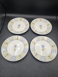 Pier 1 Hydrangea England Angleterre Salad Luncheon Plates 8 1/8Ó Lot Of 4 Hydrangea