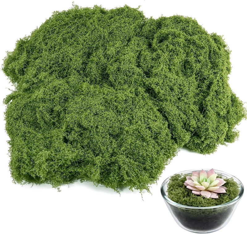 Artificial Moss 50g Ð Realistic Decorative Green Moss for DIY Crafts Green Plant