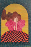 Ella Kim One Peony Flower, 2023 art Peony