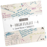 High Flight Moda Charm Pack 42 100% Cotton 5-inch Precut Fabric Squares Flowering Plants