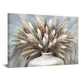 iHAPPYWALL Large Pampas Grass Wall Art Boho Botanical Plant Farmhouse Decorat... Pampas Grass