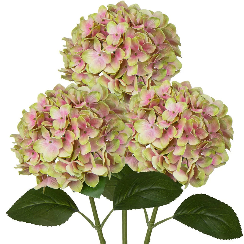 Fake Hydrangeas Real Touch Hydrangea Flowers 26" Large Artificial Hydrangea F... Hydrangea