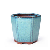 8*7.8cm Gardening Green Plants Flowerpot Purple Sand Plant Bonsai Flower Pot Garden Plants
