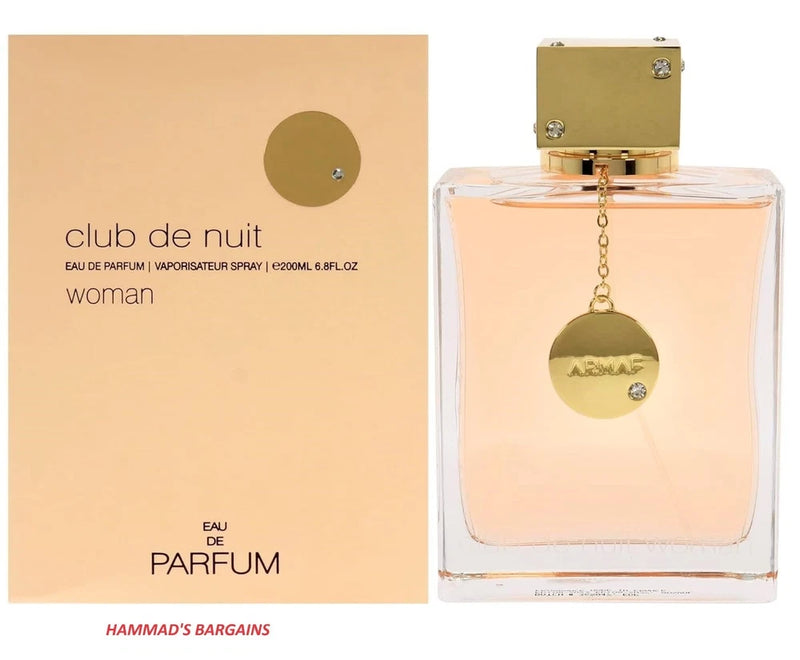 CLUB DE NUIT EDP 6.8 OZ / 200 ML FOR WOMEN BY ARMAF (NIB) SEALED EDP