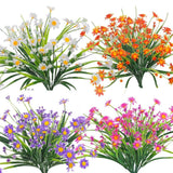 1/2Pack Artificial Fake Daisies Flower Outdoor Plastic Plants Garden Daisy Decor Daisies