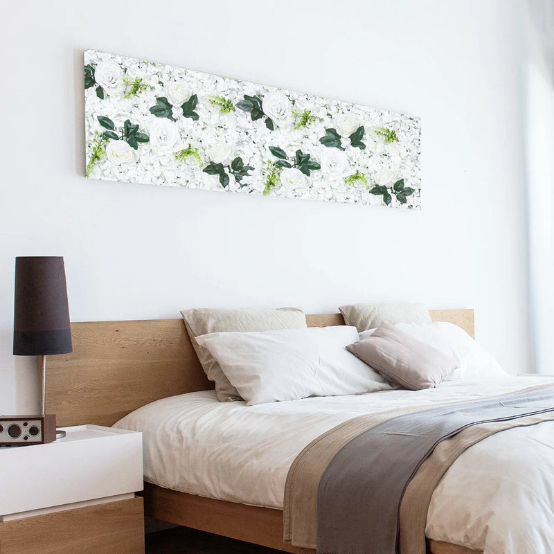 6PCS White Hydrangea Flower Wall Panels for Wedding & Party Decor Hydrangea