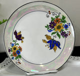 Vintage Z.S. & C Bavaria Purple Hydrangea Royal Gold Design Salad Plate Hydrangea