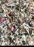 No.13 Mix - Hibiscus Skullcap Motherwort Yarrow Damiana Sage +plus More! - 1 oz Dried Flower