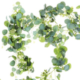 Artificial Plants Eucalyptus Decoration Vine Greenery Garland Leaf Vines Green Plant