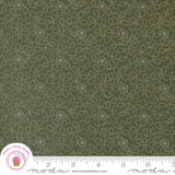 Moda DAISY LANE 9762 15 Green Leaf Floral KANSAS TROUBLES Quilt Fabric Flowering Plants