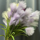 Artificial Reeds Fake Pampas Grass Flower Bunch for Wedding Home Bouquet Decor Pampas Grass
