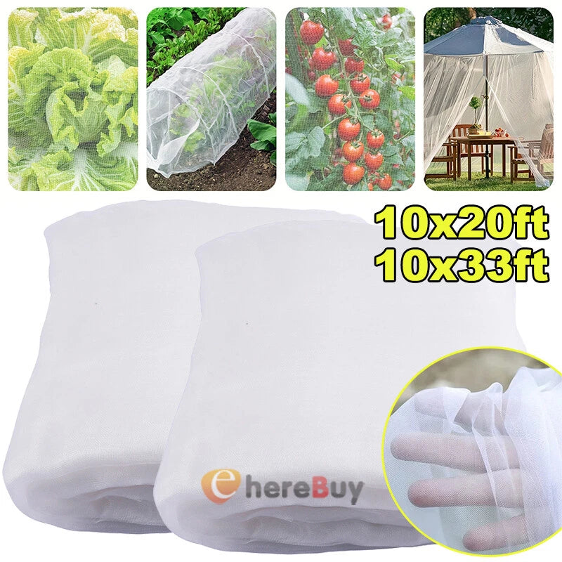 20-33FT Garden Mesh Netting Barrier,Fruit Tree Plant Netting for Vegetable Blue Garden Plants