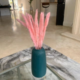 15 Stems Pink Pampas Grass 20"-21" Dried Natural Flower Bouquet Home Wedding Dec Pampas Grass