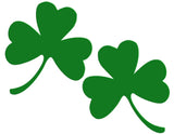 3 Leaf Clover Stickers 2 Pcs Shamrock Decals Sunflower