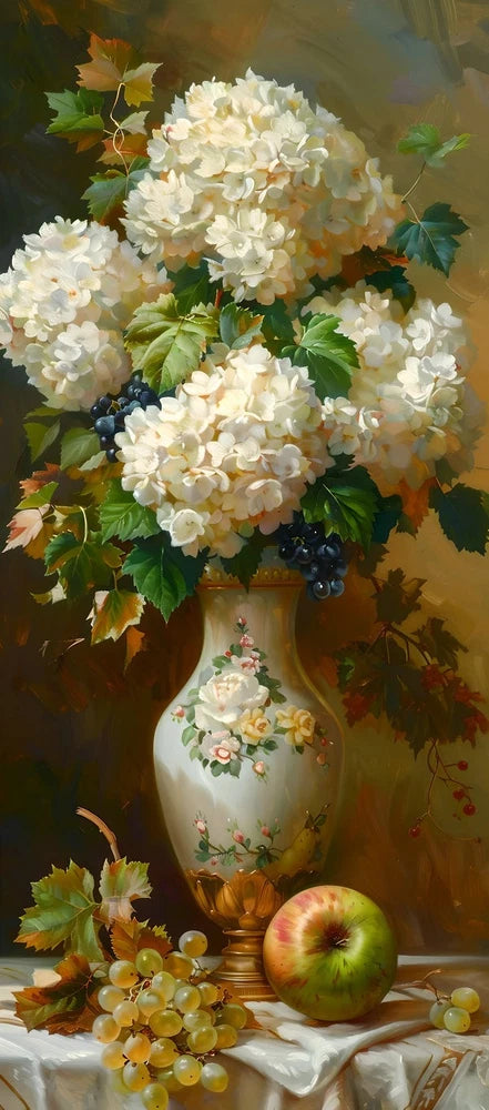 Still Life Hydrangea Vase  Picture Canvas Home Decor Wall Art Prints Painting 99 Hydrangea