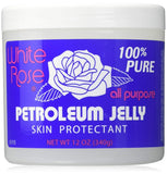 WHITE ROSE PETRO JELLY PLASTIC Roses