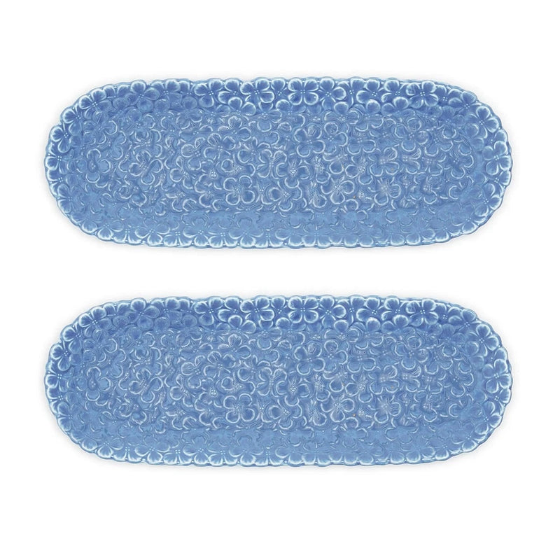 Oval Hydrangea Dish by Hydrangea