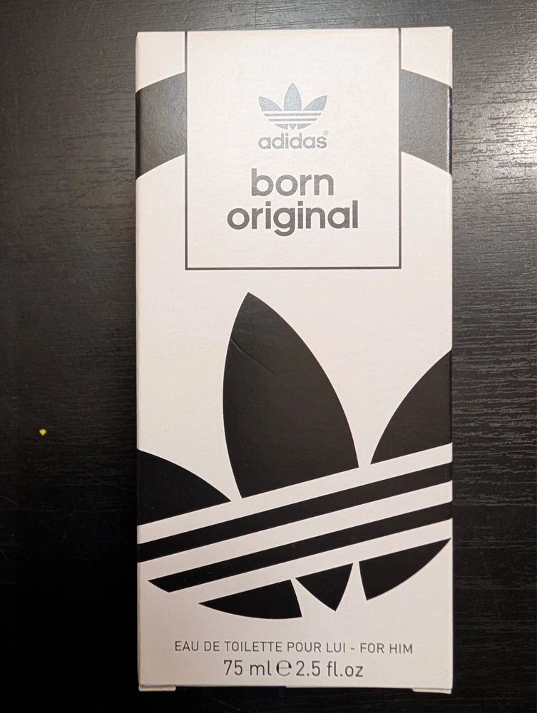 Adidas Born Original EDT Men new Tester w/o cap 2.5 oz tester box discontinued EDT