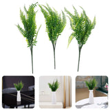 3 Pcs Artificial Plants Fern Ferns Model Adornments for Outdoors Green Plant