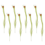 16 Pcs Faux Pampas Grass Decor Artificial Green Plants Fake for Decoration Green Plant