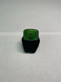 Green Lantern Band Ring, Plant-based Translucent Green Resin, made in USA Green Plant