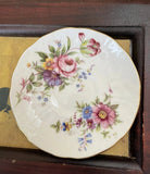 Vintage Aynsley Replacement Saucer Fine Bone China England Peony Flower 2383 Peony