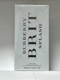 Brit Splash 3.3 by Burberry EDT  100 ml Spray Cologne For Men NIB SEALED EDT