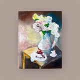 Original Oil On Canvas 11x14 Hydrangeas Still Life By Stephanie Higgins Hydrangea