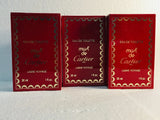 Must de Cartier Cartier for Women Eau de Toilette Splash 3x30ml New in Box EDT