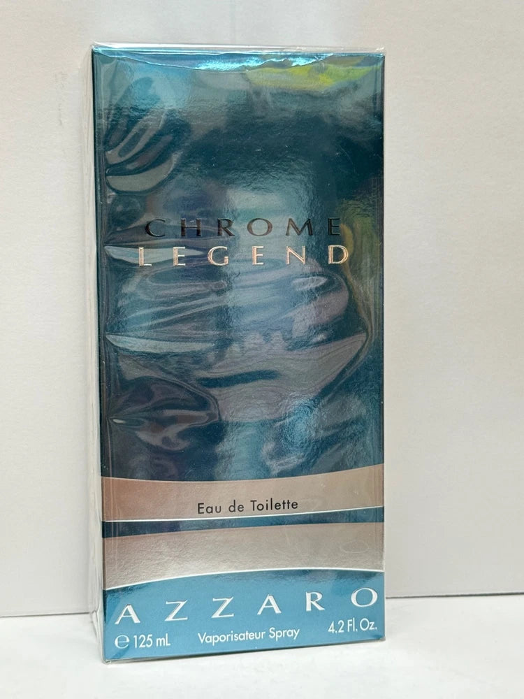 CHROME LEGEND BY AZZARO 4.2 OZ EDT *SPRAY MEN'S COLOGNE*NEW SEALED BOX / PERFUME EDT