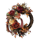 Deluxe Fall Floral wreath Hydrangea