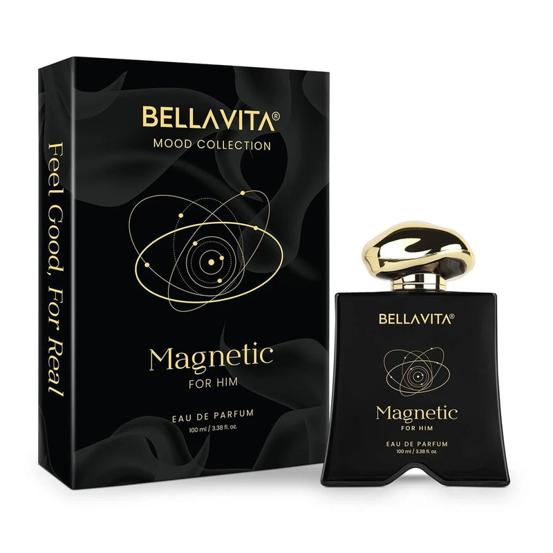 BELLAVITA Mood Collection Magnetic EDP 100ml | Long Lasting Perfume for Man Gift EDP