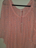 NWT Womens FIORUCCI CAMICIA Batwing  BLOUSE Roses
